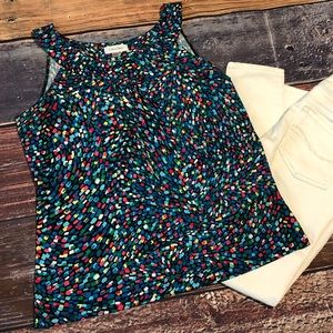 Calvin Klein sleeveless top, multi-color, Lg